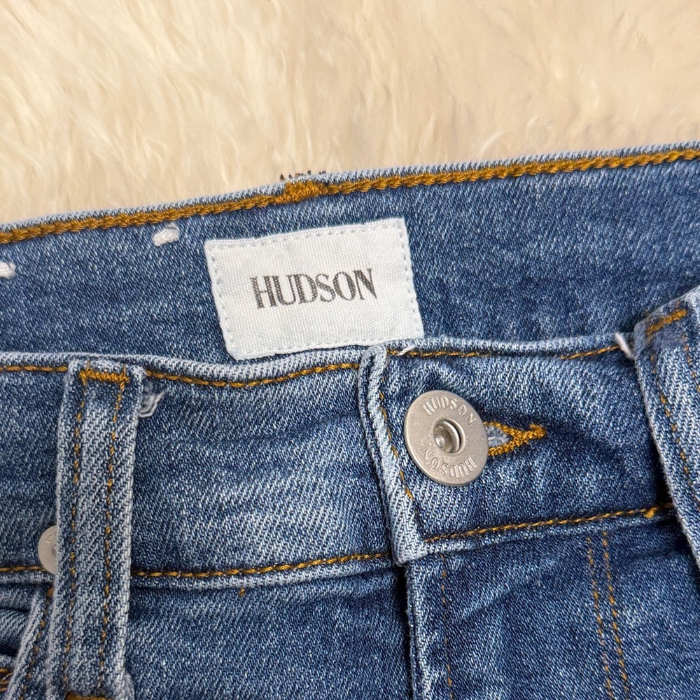 HUDSON Men's Medium Blue Ace slim straight Jeans size 31 - Picture 6 of 11
